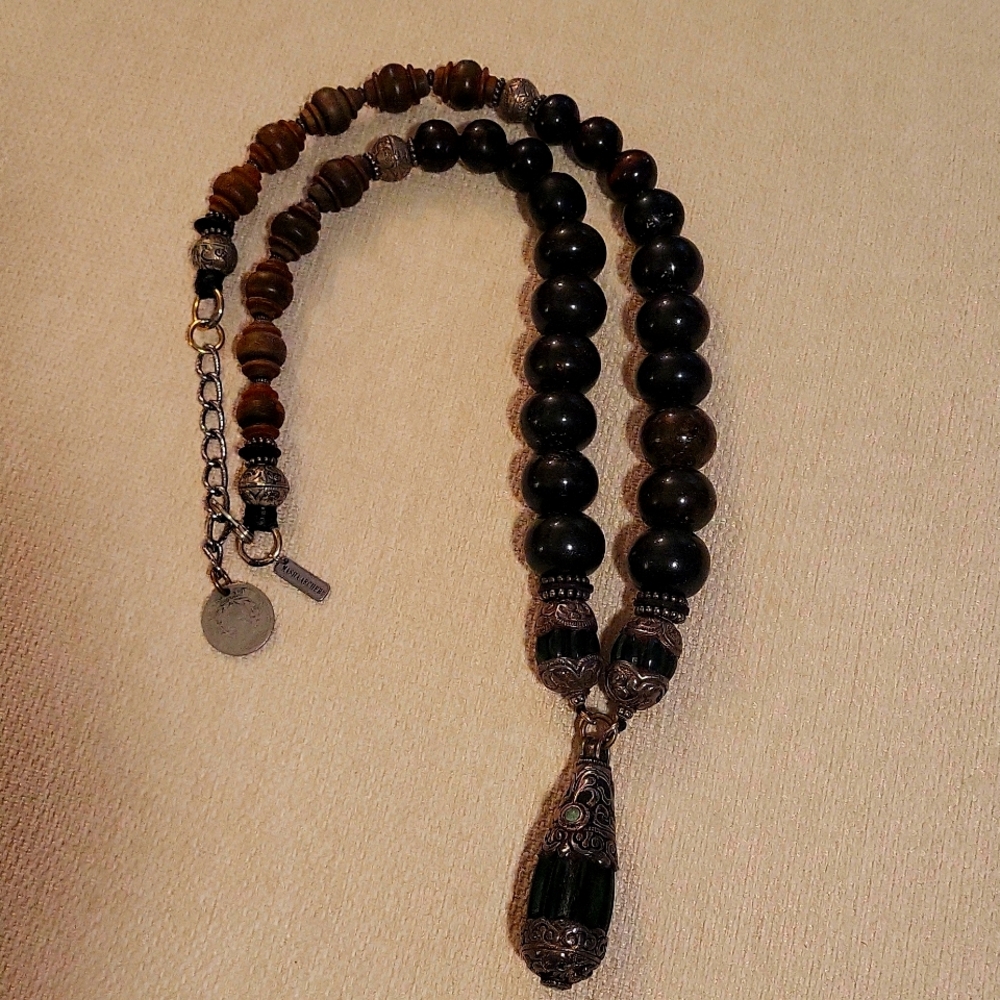 Masha Archer Designer Vintage Bead Necklace